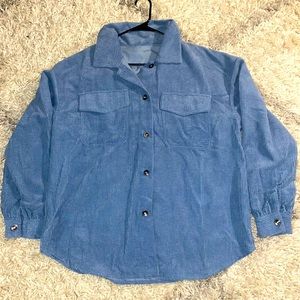 Women’s Small Corduroy Shein Button Up Jacket